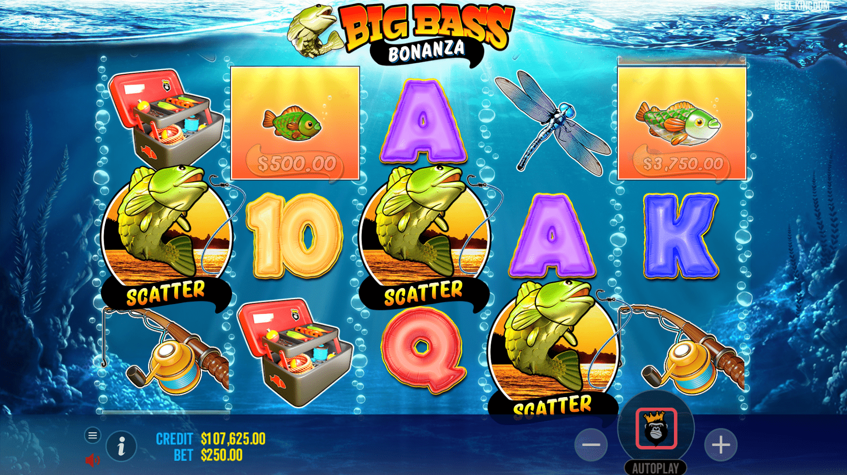 Множители в Big Bass Bonanza